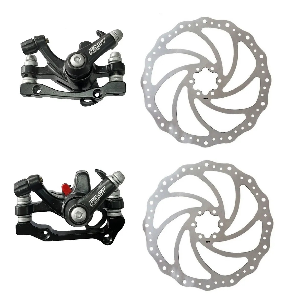 Bicycle mechanical disc brakes