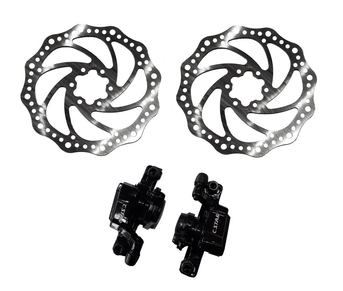 Bicycle mechanical disc brakes