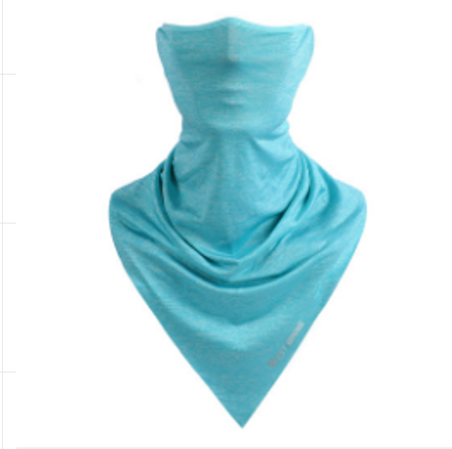 Ice silk triangular towel